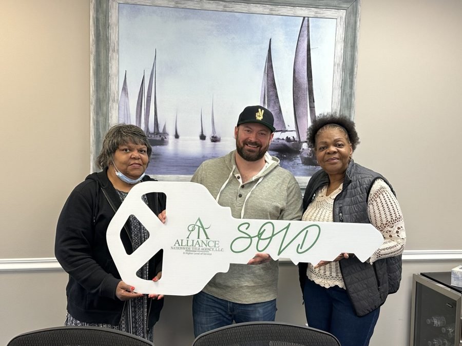 Happy homeowner at a cash closing